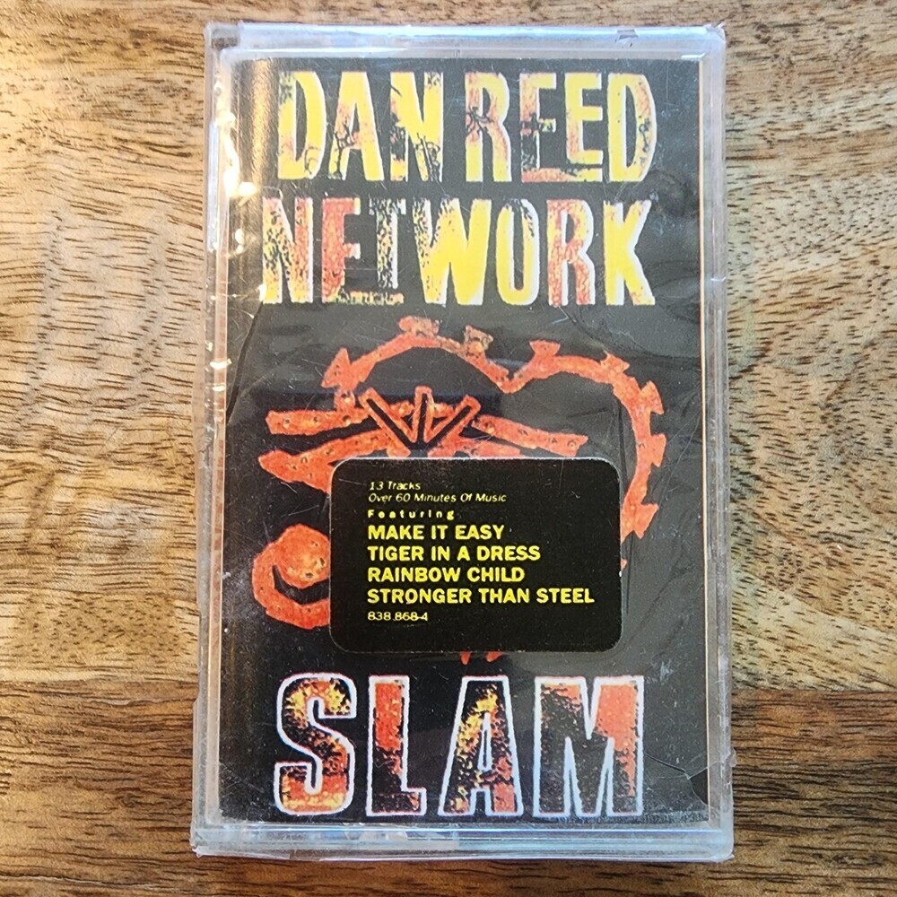 Vintage Dan Reed Network Cassette AM 1989 Funk Rock Hard Rock Mercury Music